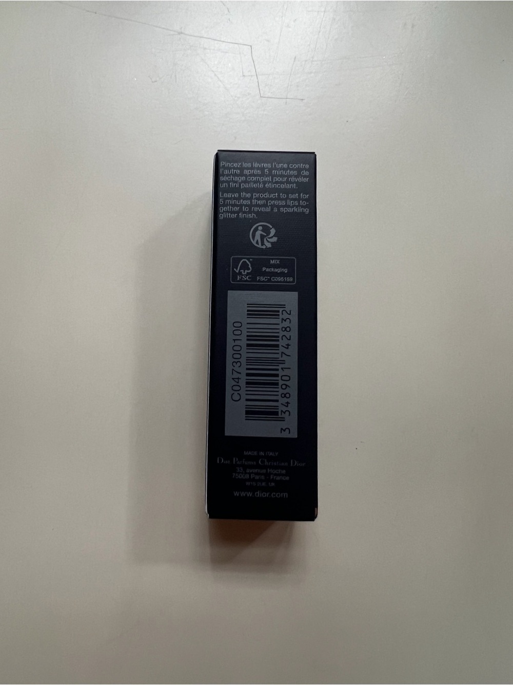 Dior Rouge Dior Forever Liquid Sequin Lipstick - 100 Dreams NEW IN BOX - Picture 3 of 6
